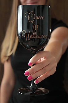 Nádoby - Pohár na halloween - Queen of Halloween - 13667705_