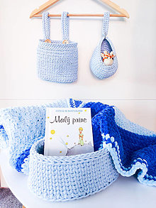 Detský textil - Háčkovaný set pre Malého princa - 13669167_