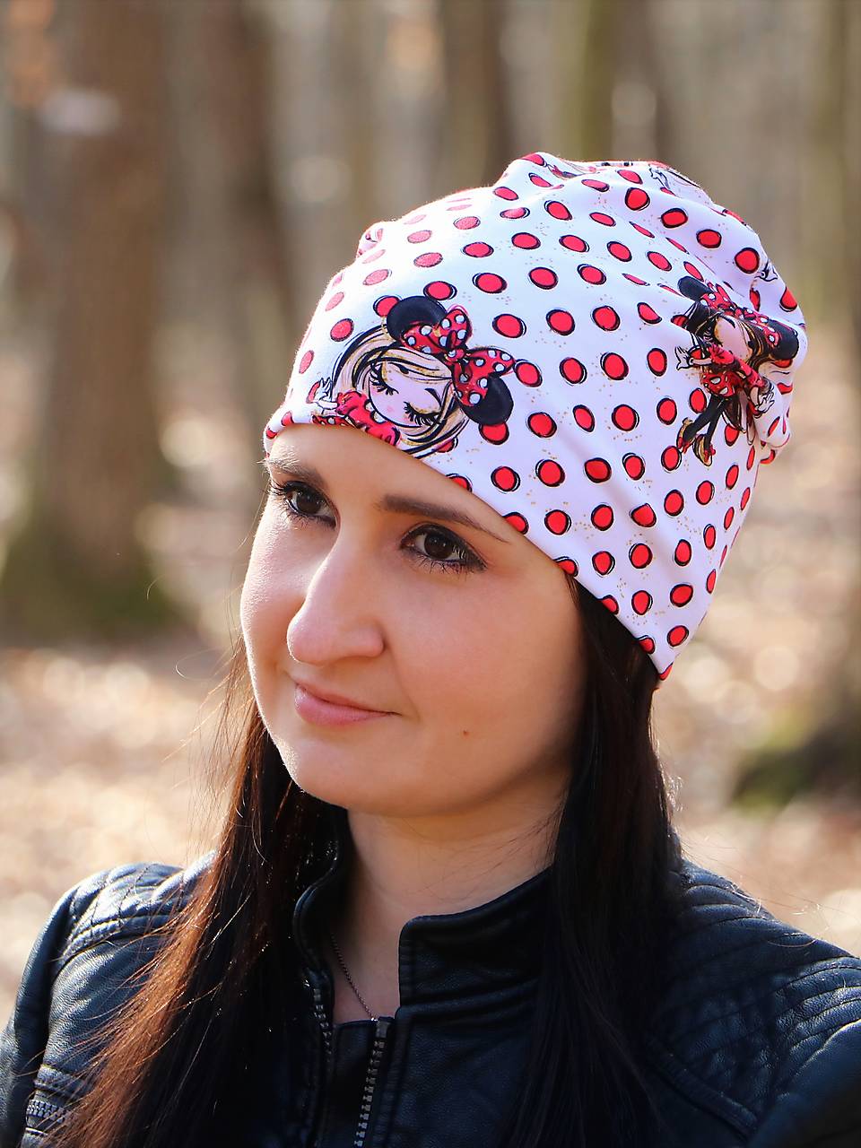 Emma úpletová čiapka, nákrčník alebo set - biely