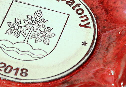 Keramická misa s erbom Slovensko - veľká vlnková