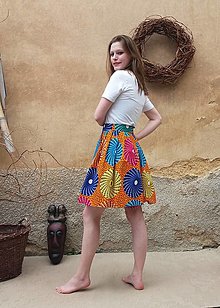 Sukne - AFRIKA - PESTRÁ KOLA - SLEVA!!! - 13676140_