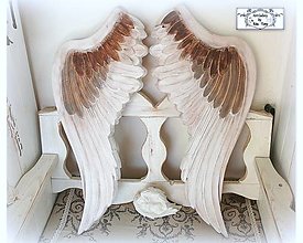 Dekorácie - Anjelské krídla-drevorezba-rôzne farby a rozmery - 13676680_