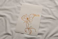 Kresby - Zlatý kvet - 13678350_