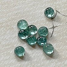 Minerály - Turmalín indicolit kabošon kruh / 4mm - 13685290_