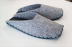 Ponožky, pančuchy, obuv - Papuče Baťačky typ U modrá 4684 - 13682565_