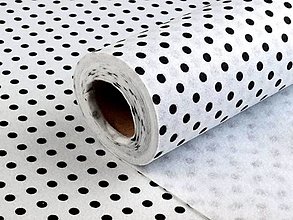 Textil - Plsť / filc šírka 41 cm (10cm) - bodky - 13683205_