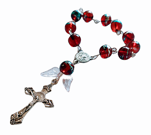 Náhrdelníky - Ruženec - desiatkový - 13686014_