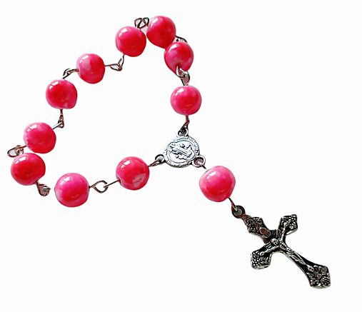 Náhrdelníky - Ruženec - malý  - 13686734_