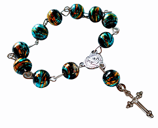 Náhrdelníky - Ruženec  - 13686799_