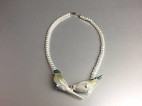 Sady šperkov - papúch (náhrdelník andulka) - 13687488_