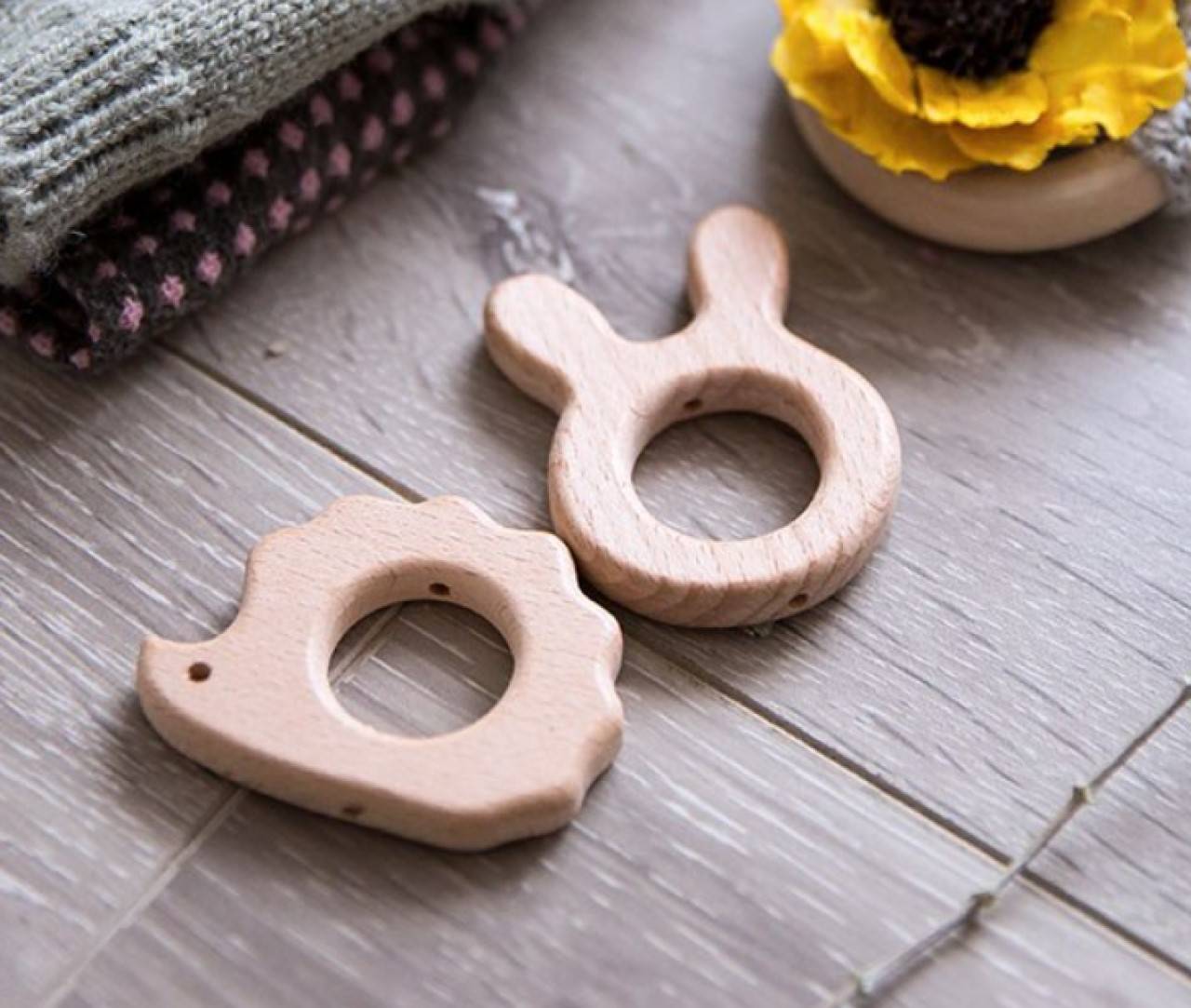 DZ101 Drevený detský polotovar s dierkou