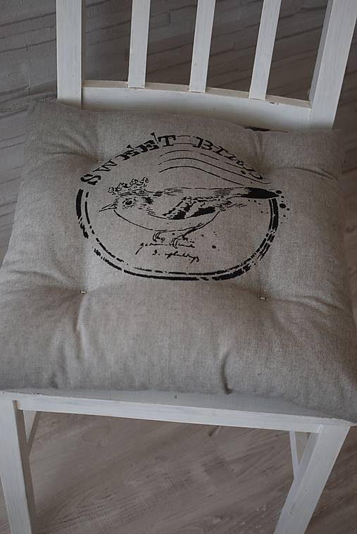 Úžitkový textil - PODSEDÁKY... šedé - 13691454_