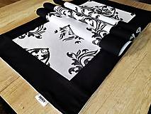 Úžitkový textil - Obojstranný obrus Black & White - 13693405_