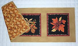 Úžitkový textil - Obrus, štóla na stôl JESEŇ (rozmer 100 x 39 cm) - 13695719_