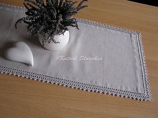  - ***Prestieranie - Light grey = svetlosivé *** (obdlžník  34 x 68 cm) - 13699109_