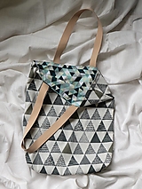 Nákupné tašky - Taška trojuholníky - 13700004_