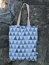 Nákupné tašky - Taška trojuholníky - 13700006_