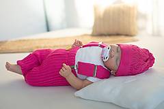 Detské oblečenie - Baby kamaše, veľ. 56-140, OEKO-TEX®, cyklamenové - 13697233_