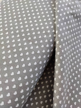 Textil - VLNIENKA podložky do autosedačky 100 % bavlna a 100% Merino top super wash Srdiečka tmavšie šedé - 13698712_
