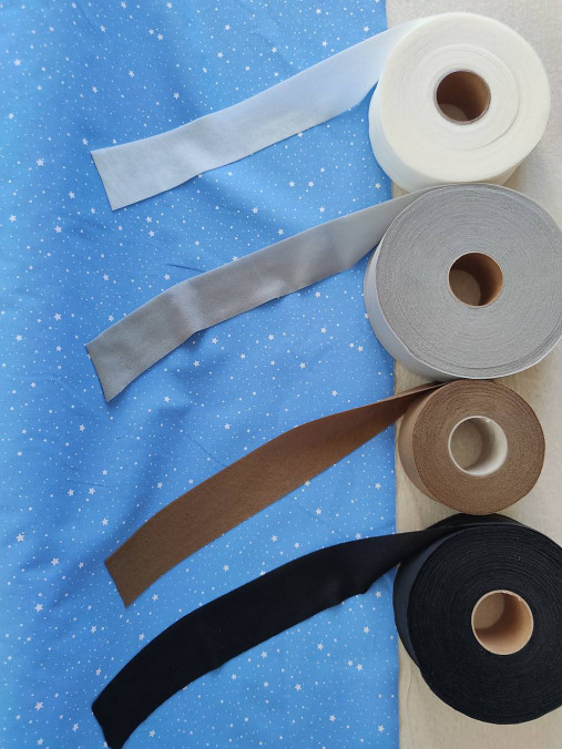 Textil - VLNIENKA výroba na mieru 100 % bavlna potlačená HVIEZDIČKY bledomodrá - 13698458_