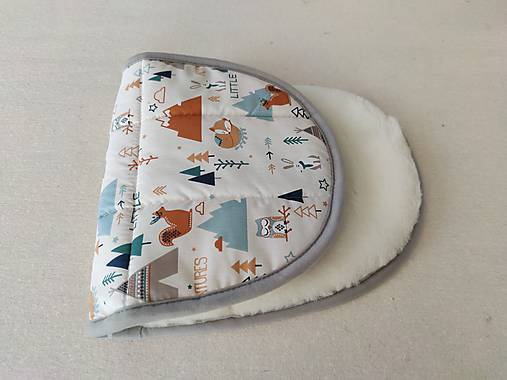 Detský textil - VLNIENKA vložka do kočíka Milu Kids  100% WOOL MERINO TOP SUPER WASH Little ADVENTURES - 13698936_