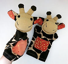Hračky - Maňuška žirafa (na objednávku) - 13698284_