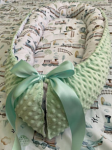Detský textil - Hniezdo pre bábätko - vláčik - 13701042_