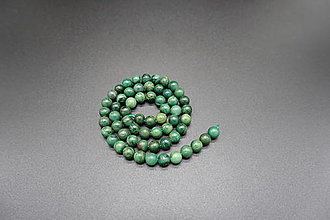 Minerály - Nefrit africký 4-6-8-10 (60ks (6mm)) - 13701565_