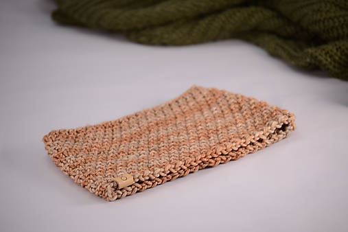 Čiapky, čelenky, klobúky - Dvojvrstvová čelenka ESCAPE_2_LAYERS unisex, bezšvová, 100% merino (Tehlová) - 13703121_