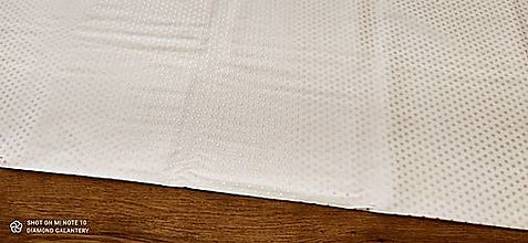 Textil - Bavlnená látka - Vianočná kolekcia - 2021 - Cena za 10 centimetrov (Hviezdičky strieborné) - 13703583_