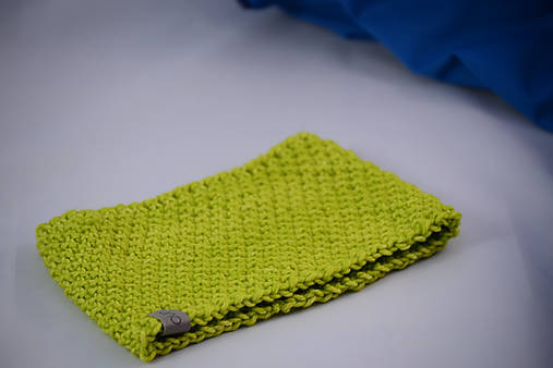 Čiapky, čelenky, klobúky - Dvojvrstvová čelenka RUNNER_2_LAYERS unisex, bezšvová, 100% merino (Žltozelená krikľavá) - 13708495_