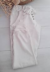 Nohavice - Basic Undyed Hemp Jersey Sweatpants - 13708449_
