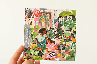 Papier - Pohľadnica "Plantlovers" - 13706504_