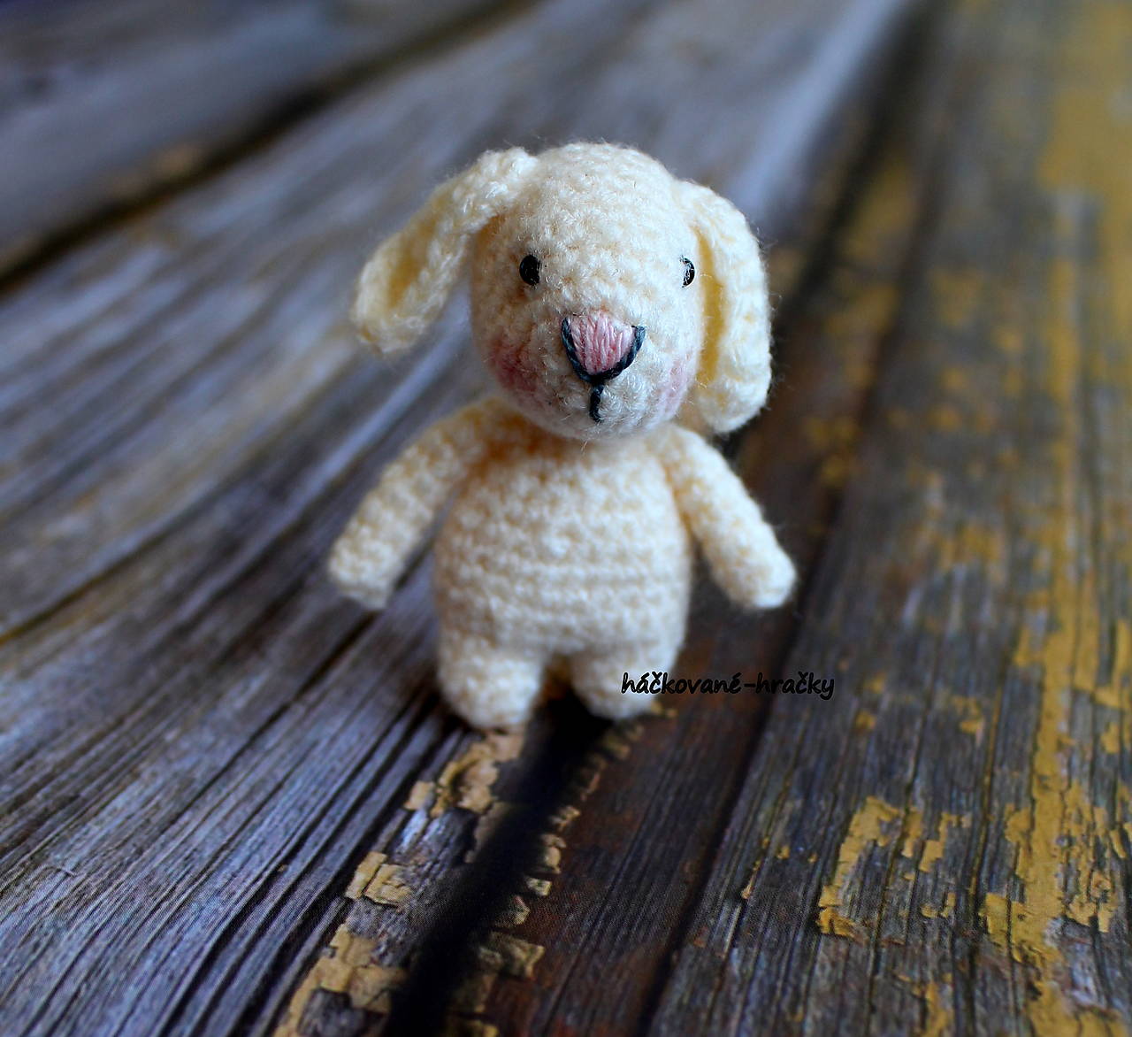 Ňufko zajko, návod na háčkovanie