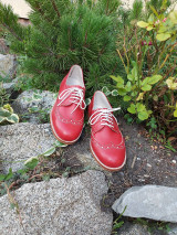Ponožky, pančuchy, obuv - Dámské topánky z kože - 13716455_