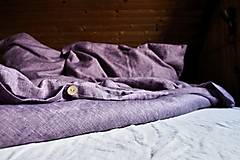 Úžitkový textil - Lněné povlečení Violet - 13714394_