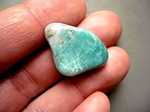 Minerály - Troml. kámen - amazonit 21 mm, č.56f - 13719378_