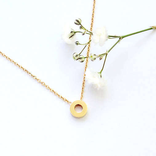 Náhrdelníky - Mini Karma - zlato 14k - 13720860_