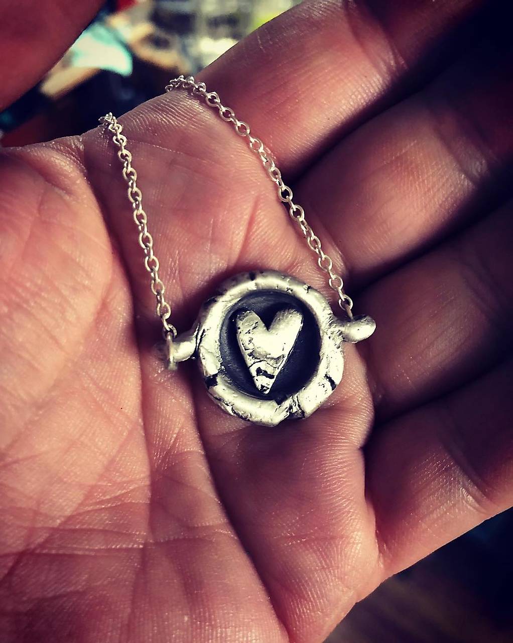 Strieborný prívesok - V srdci Ťa mám