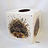 Krabica na papierové vreckovky- ježko