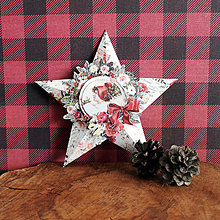 Dekorácie - Vianočná dekorácia VICTORIAN CHRISTMAS - 13724207_