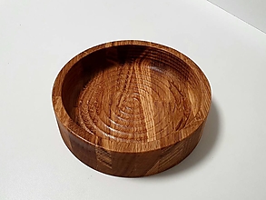 Nádoby - Masívná drevená miska (dubová) - 13725421_