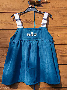 Detské oblečenie - Šatová sukňa s vyšívaným vreckom - pre 3-4 rokov - handmade - 13723984_