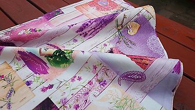 Úžitkový textil - Okrúhly obrus Provence - 13727173_