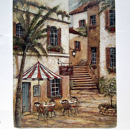 Papier - Reprodukcia -ulička 230x255 mm - 13726413_