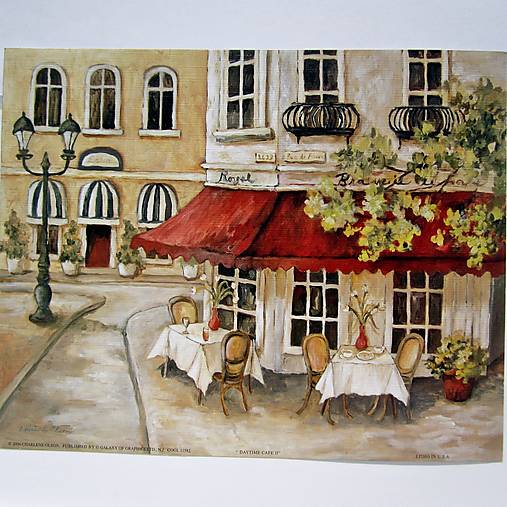 Papier - Reprodukcia -ulička 230x255 mm - 13726455_