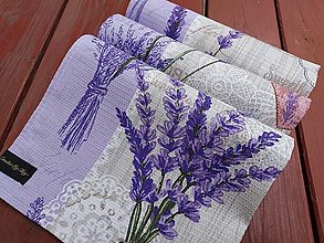 Úžitkový textil - Vaflový uterák Provence - 13729732_