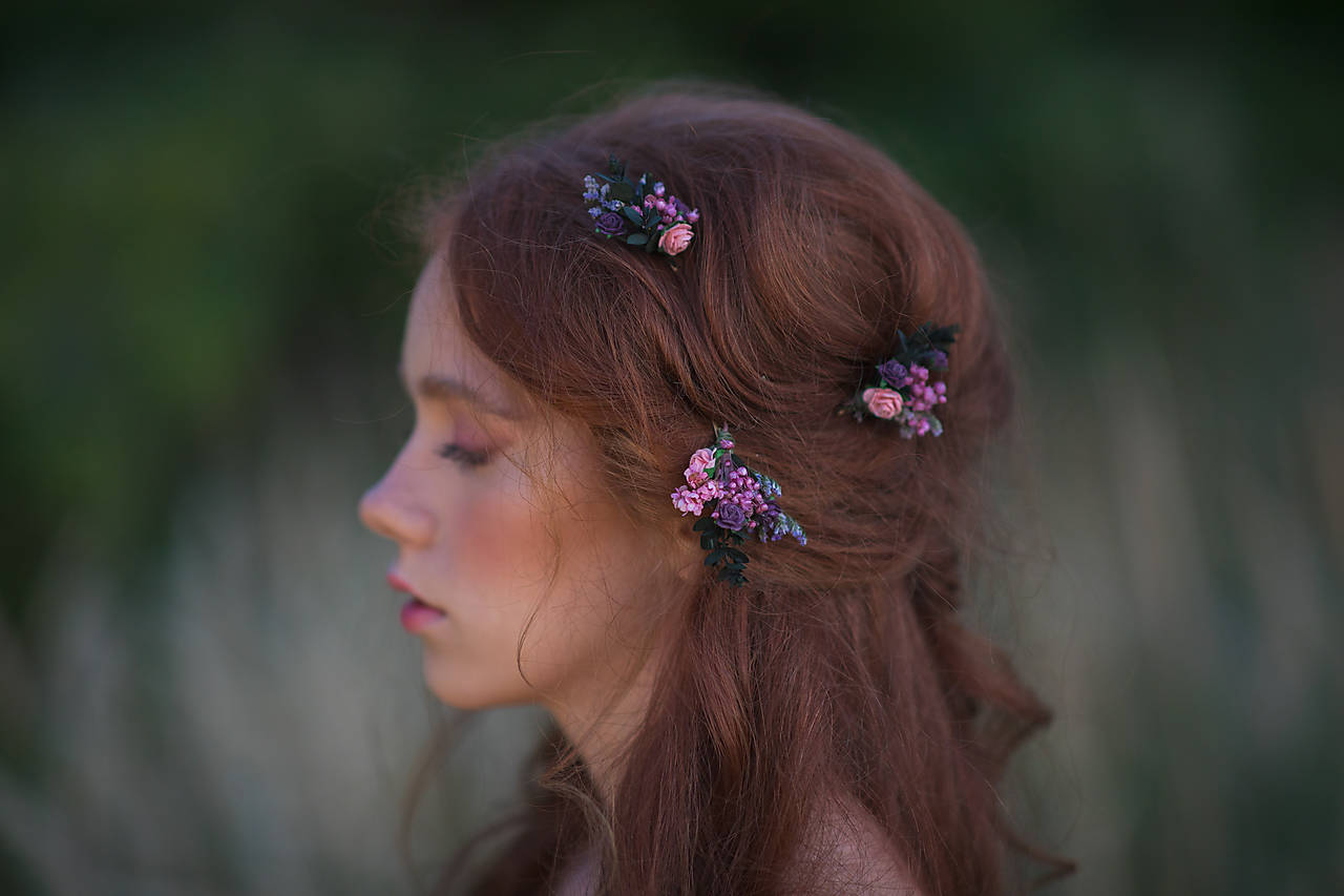 Kvetinové sponky "na rozlúčku" 