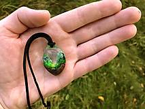 Náhrdelníky - Živicový náhrdelník - Lesný svet 3 - 13731137_