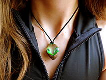 Náhrdelníky - Živicový náhrdelník - Lesný svet 3 - 13731141_
